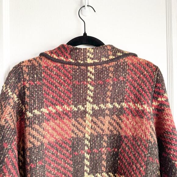 Soft Surroundings Collared Open Cardigan Coat Jacket Sweater Knit Long Sleeves S - Picture 12 of 13